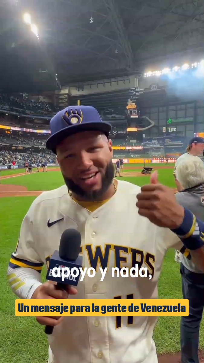 Jackson Chourio habló con MLB Español sobre su gran hazaña y la emoción que está viviendo en #Postseason.