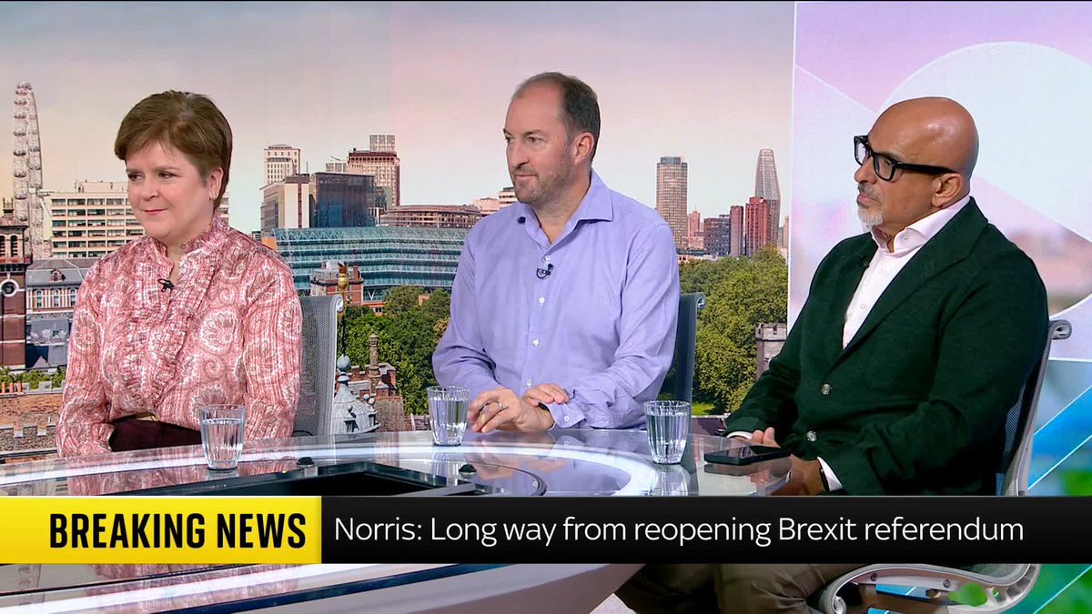 "You can't pick and choose when democracy applies" Former First Minister of Scotland Nicola Sturgeon tells Helen Lewis that there is 'glaring contradiction' with Labour's position on Scottish independence and Brexit