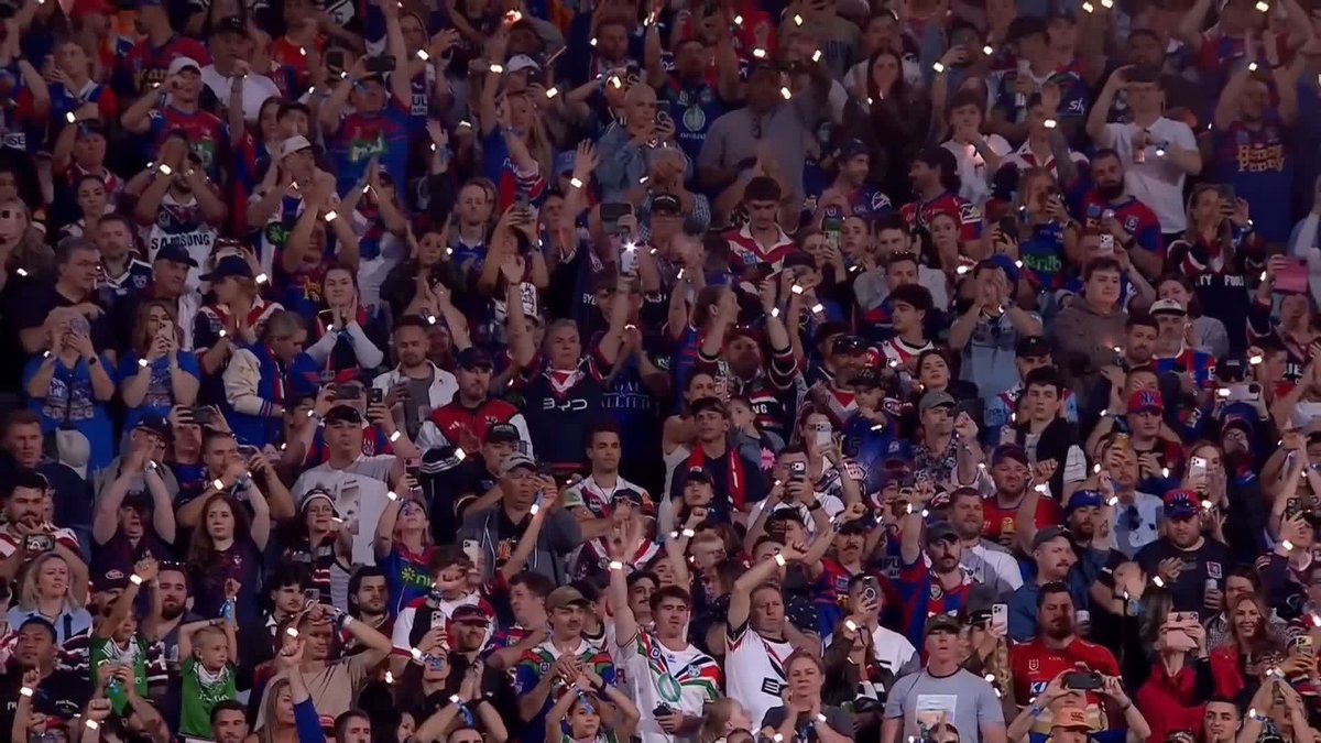 A powerful rendition of You'll Never Walk Alone with Jai Arrow and Nathan Charles ahead of the NRL Grand Final ❤️