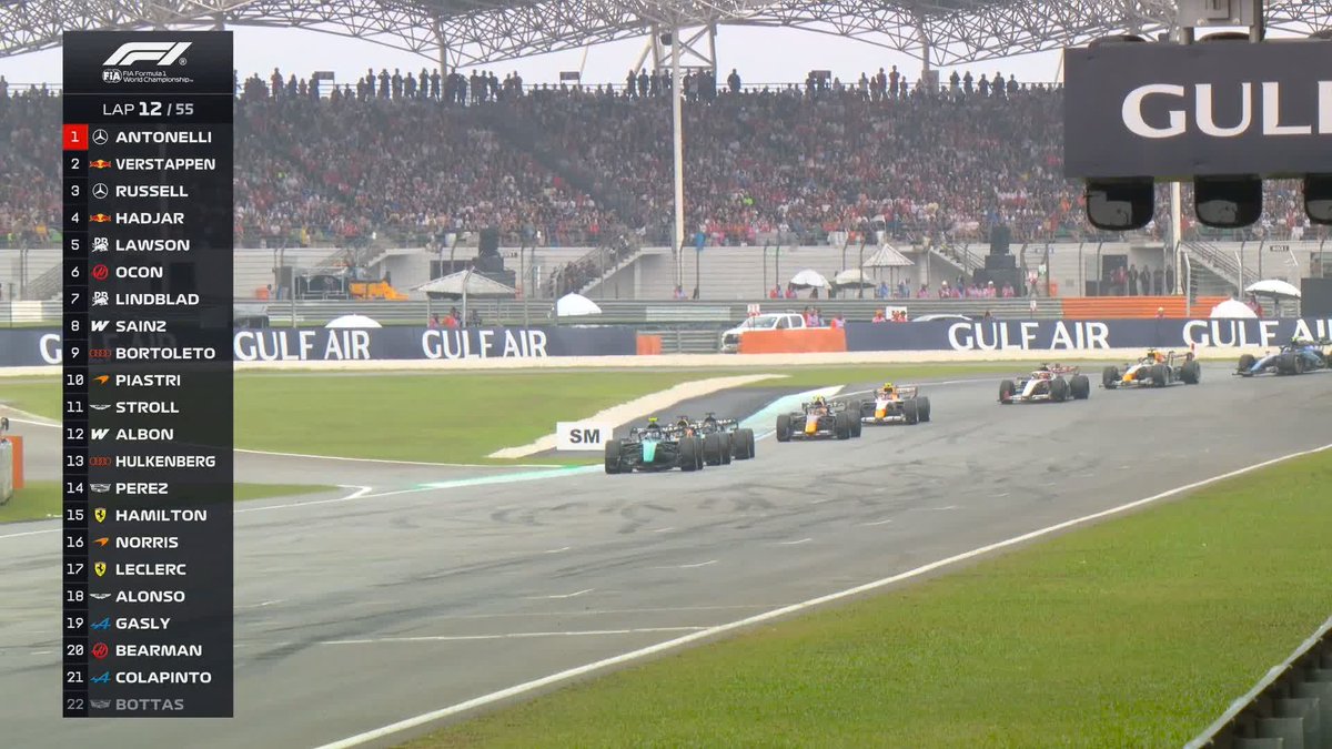 There was no stopping Max at the restart 🤩 #F1 #BahrainGP