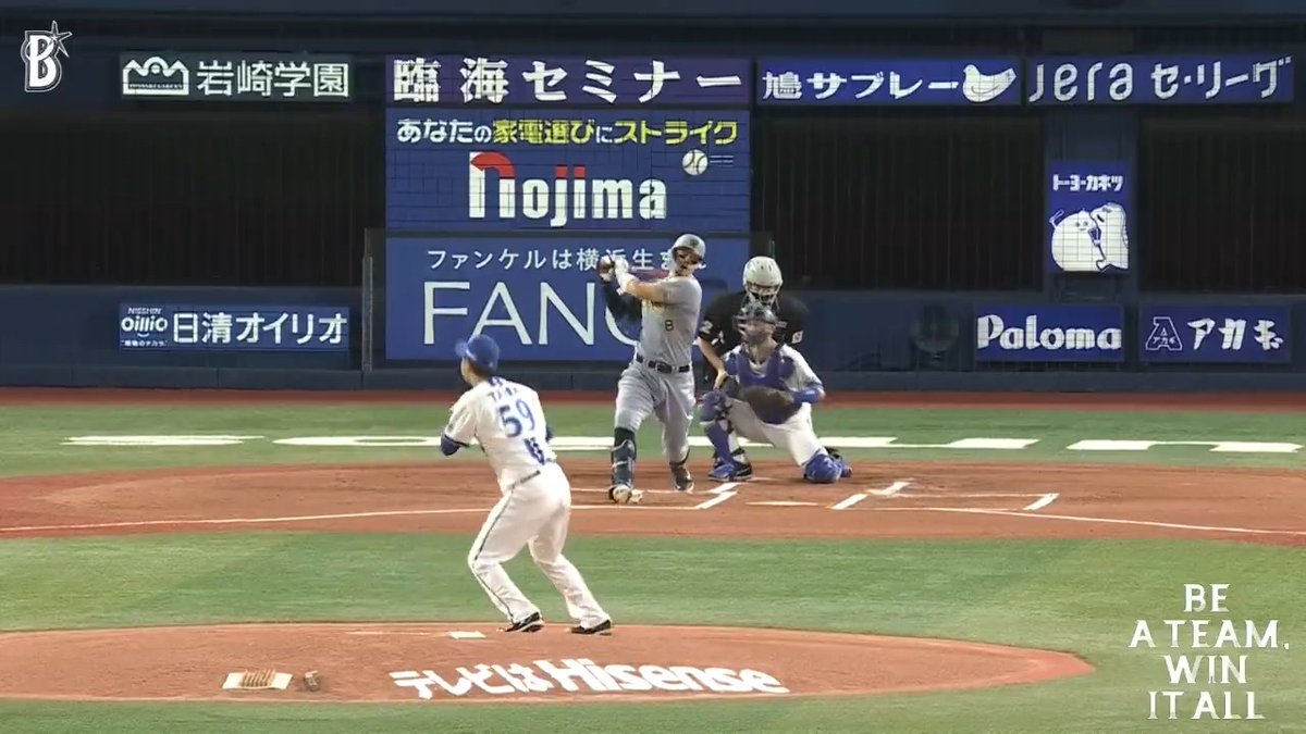 自身キャリアハイを更新する6勝目を目指す #平良拳太郎 選手は、初回を無失点に封じる立ち上がり！💪 1回表 DB 0 - 0 T #限界のその先へ #baystars