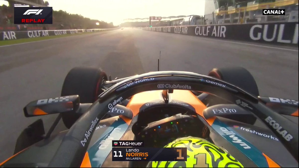 "Il a oublié de freiner !" Le tout droit de Lando Norris 😱 #BahrainGP #F1