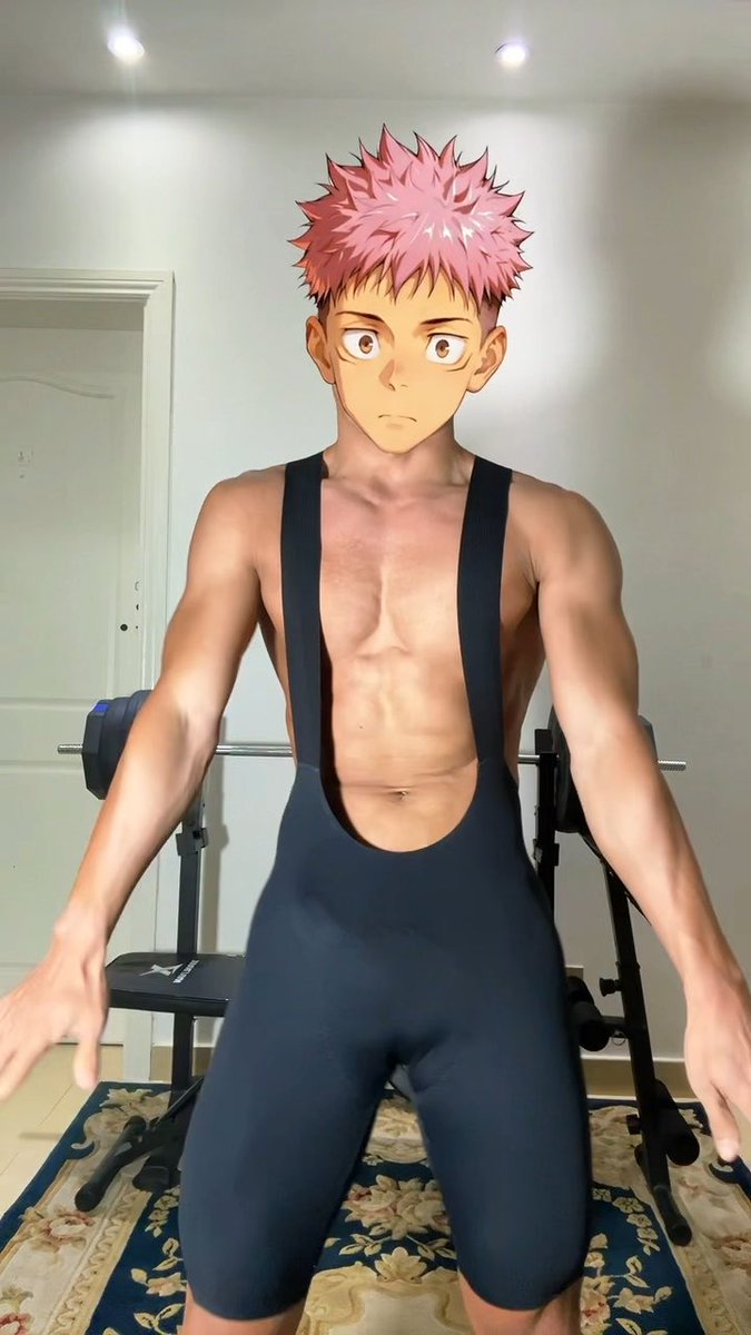 先更一个骑行服吧 后面可能更泳裤 有十几条泳裤 #黑皮体育生 #骑行服 #肌肉男 #top #薄肌 #黑皮虎杖 #紧身衣