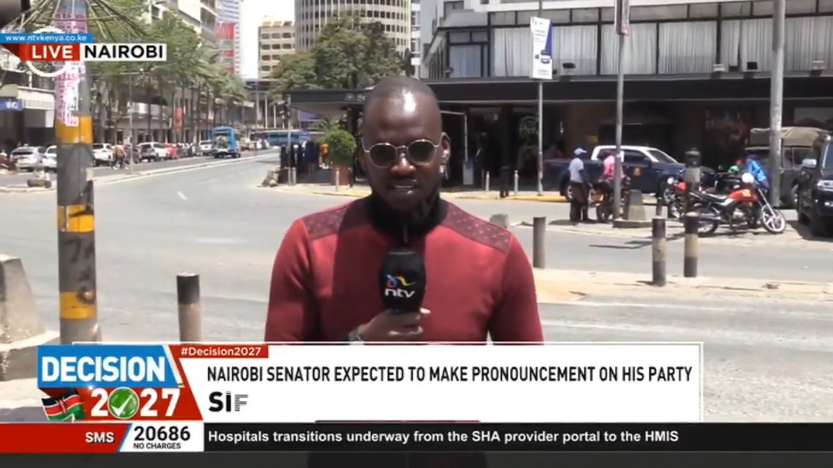 Sifuna set to unveil his political party. #NTVAtOne Hellen Aura🇰🇪