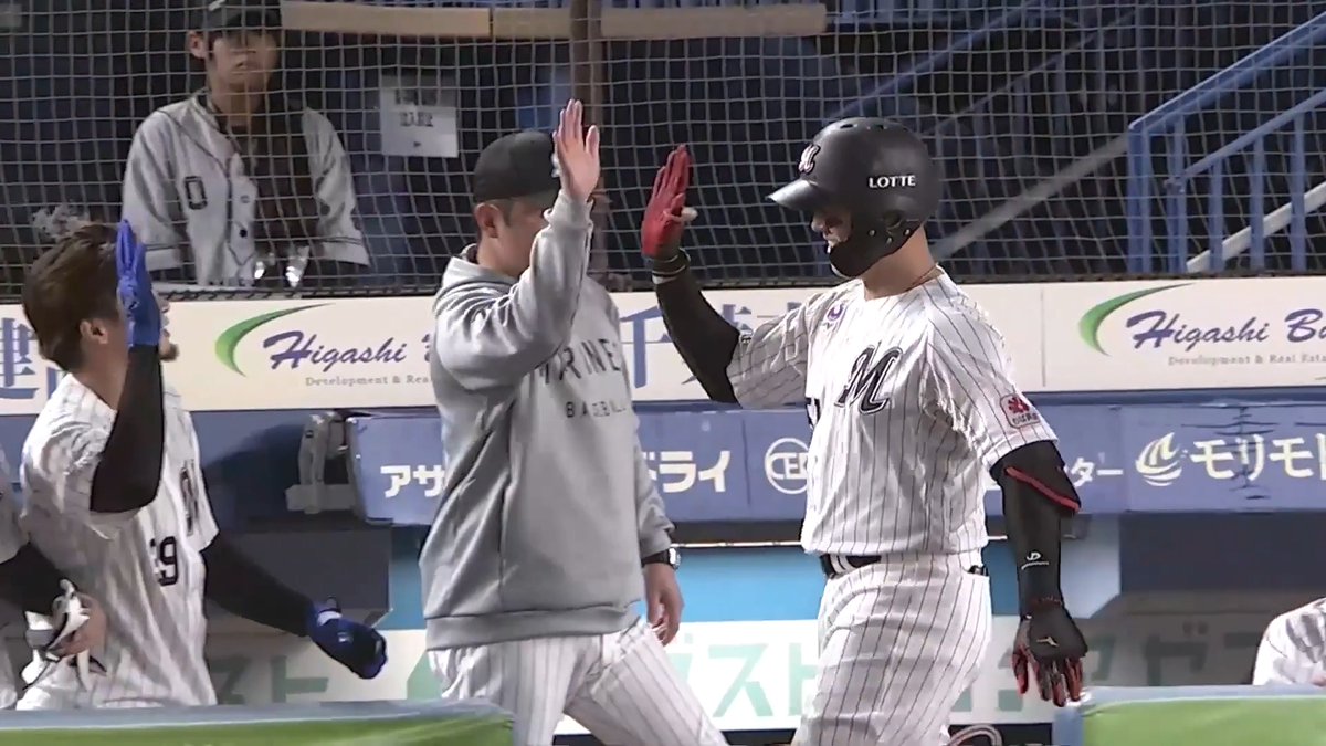 本日2本目のホームラン😵 幕張の怪物すぎる... 千葉ロッテ 山口航輝 選手の第37号ソロ‼️