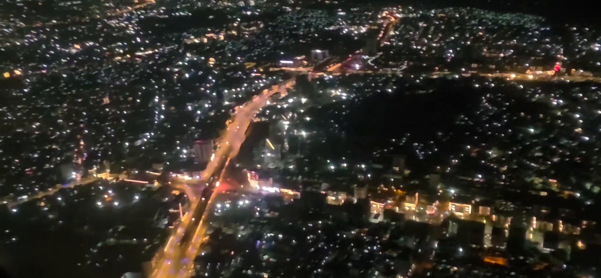 Landing in Addis Daytime &amp; Nighttime Truly the diplomatic capital of Africa where the US has two ambassadors. One for Ethiopia and another one for AU African Union . Thank you Ethiopian Airlines .