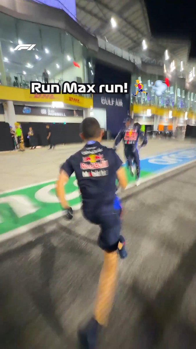 Speeding in the pit lane! ๐ #F1 #BahrainGP Oracle Red Bull Racing