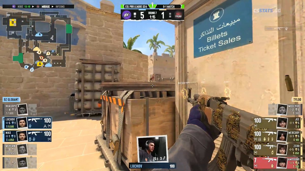 .@LUCHOV_CS IS A BEAST 🔥 #ESLProLeague
