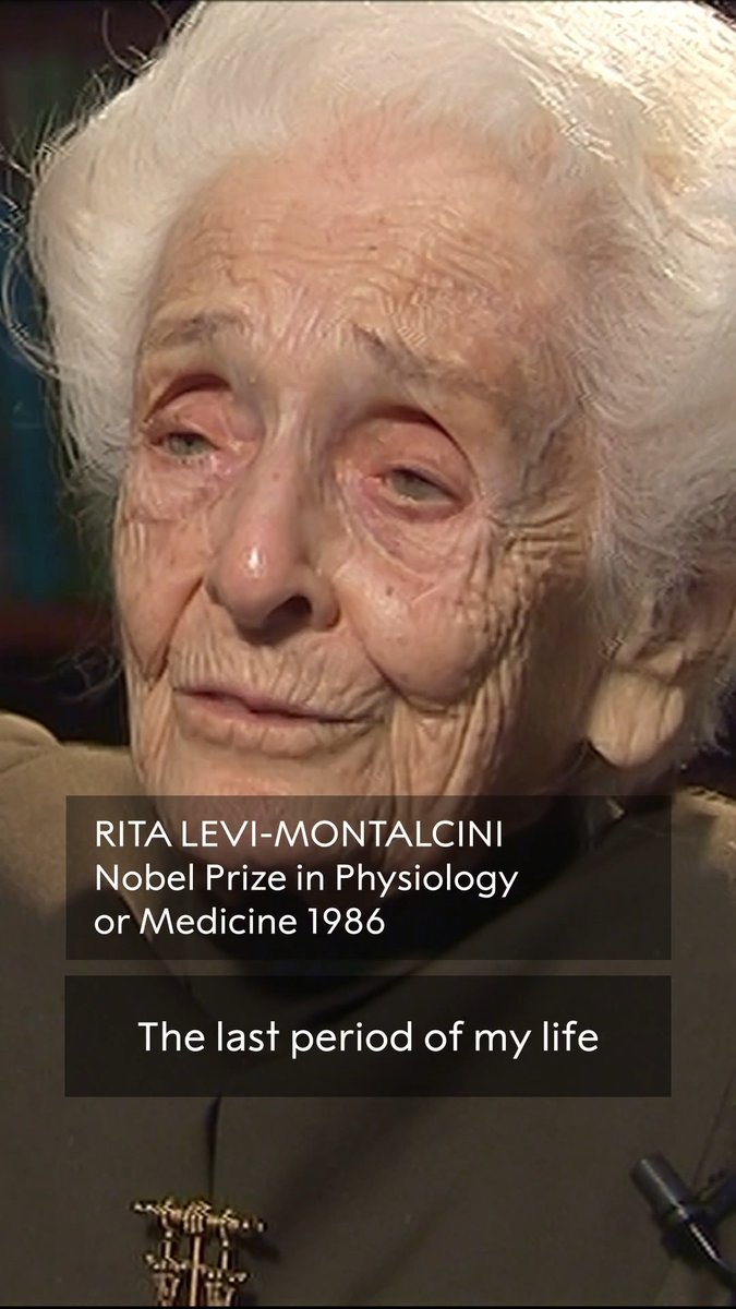 "I don't care about death because we don't die when the body starts to end. Because what we leave is a message, which is left and this will survive us." Words of wisdom from 1986 medicine laureate Rita Levi-Montalcini. She was the longest-living Nobel Prize laureate, passing away at the age of 103 years. 40 years ago, Levi-Montalcini was awarded the medicine prize for her research and discovery of growth factors. Tomorrow the 2026 Nobel Prize in Physiology or Medicine will be announced - join the celebrations on or our social channels.