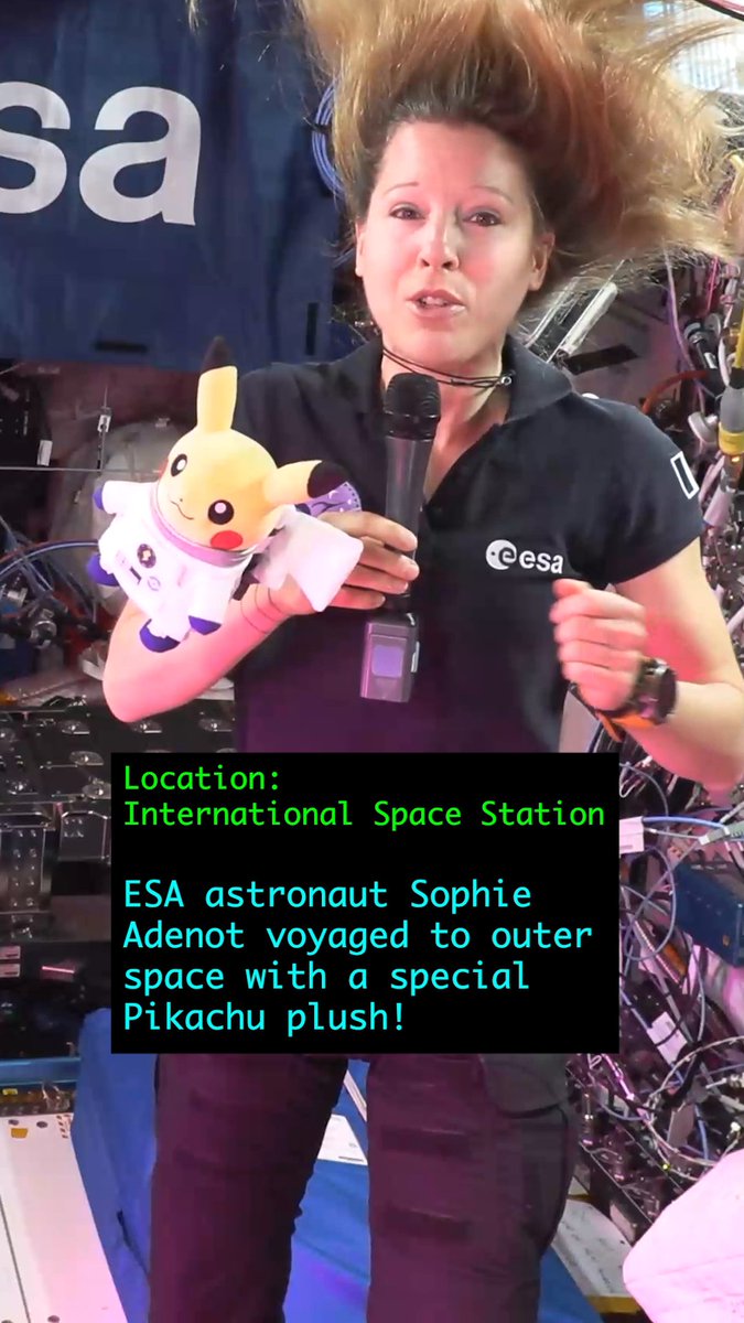 Technology is incredible! 💫 #WorldSpaceWeek2026 #PokemonxESA