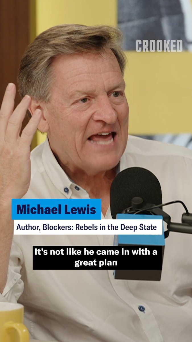 Michael Lewis: It's not like Trump came in with a great plan and then it didn't get executed. So the idea there's this deep state that undermined him was insane.