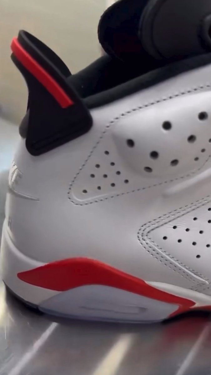 DETAILED LOOK: The Air Jordan 6 OG “White Infrared” officially returns on November 7th in full-family sizing. 🔥👀 📸: props4life/IG