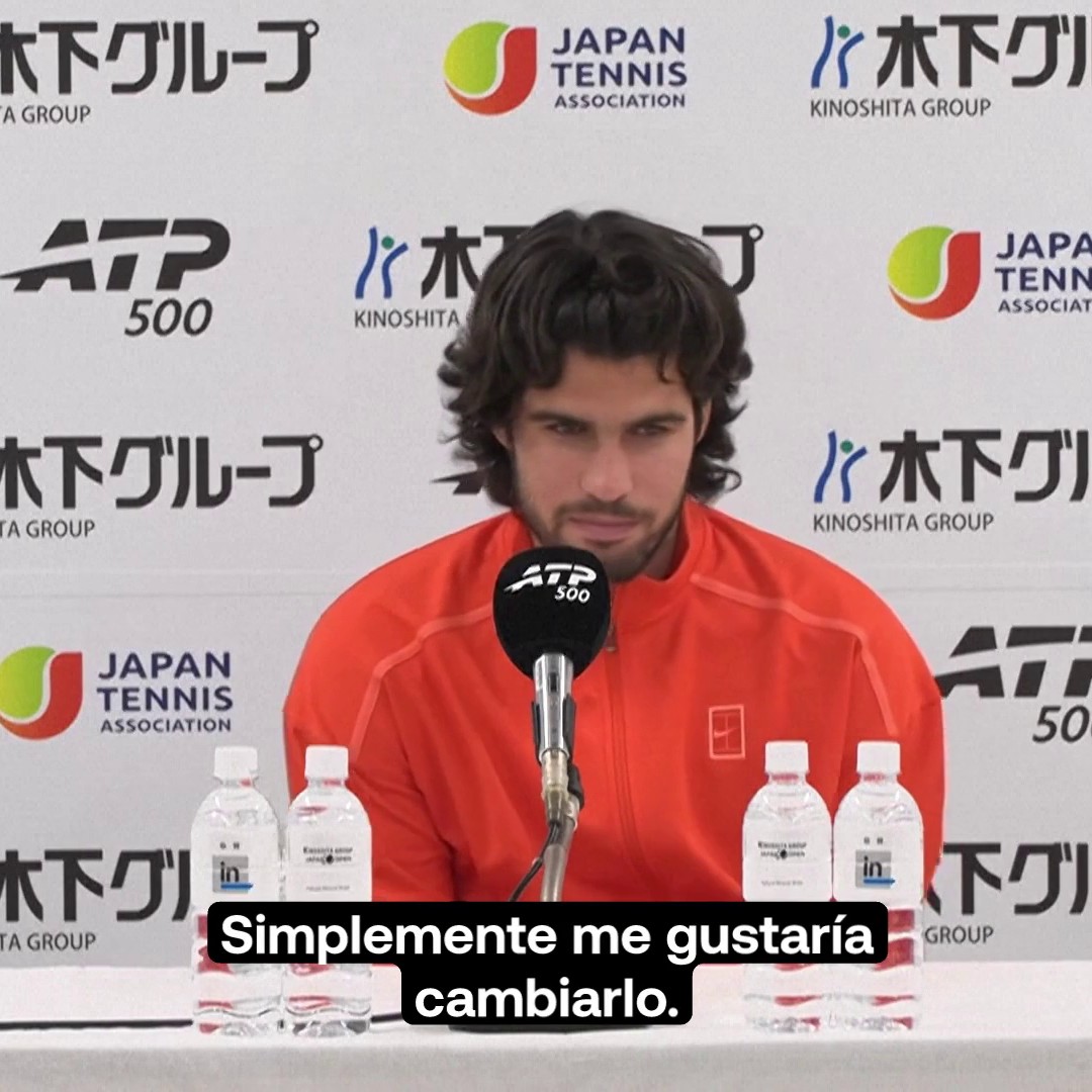 Alcaraz on his hairstyle 😅: "I think right now I need to change it and see what suits me best. I don't know what will be next but there are a couple of hairstyles I haven't tried yet..I feel like hair grows and it's time to mess it up and try new things"