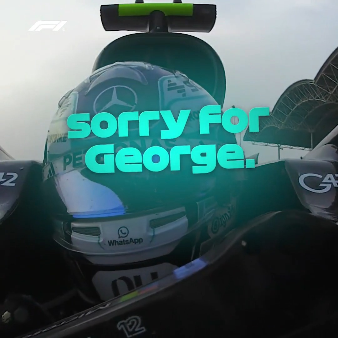 "Sorry to George" Kimi was pleased with P2 but gutted for this team mate #F1 #BahrainGP