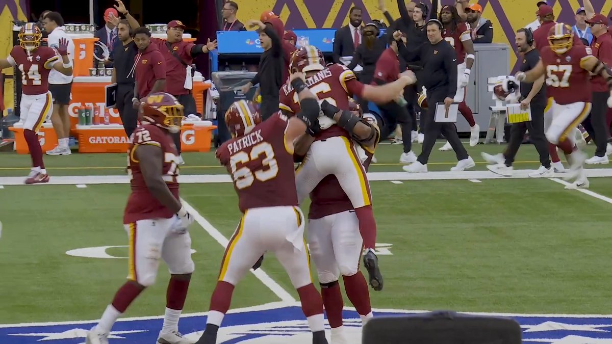 Everyone was going nuts for Athan Kaliakmanis after that touchdown Colts at Commanders on NFL Network Stream on NFL+