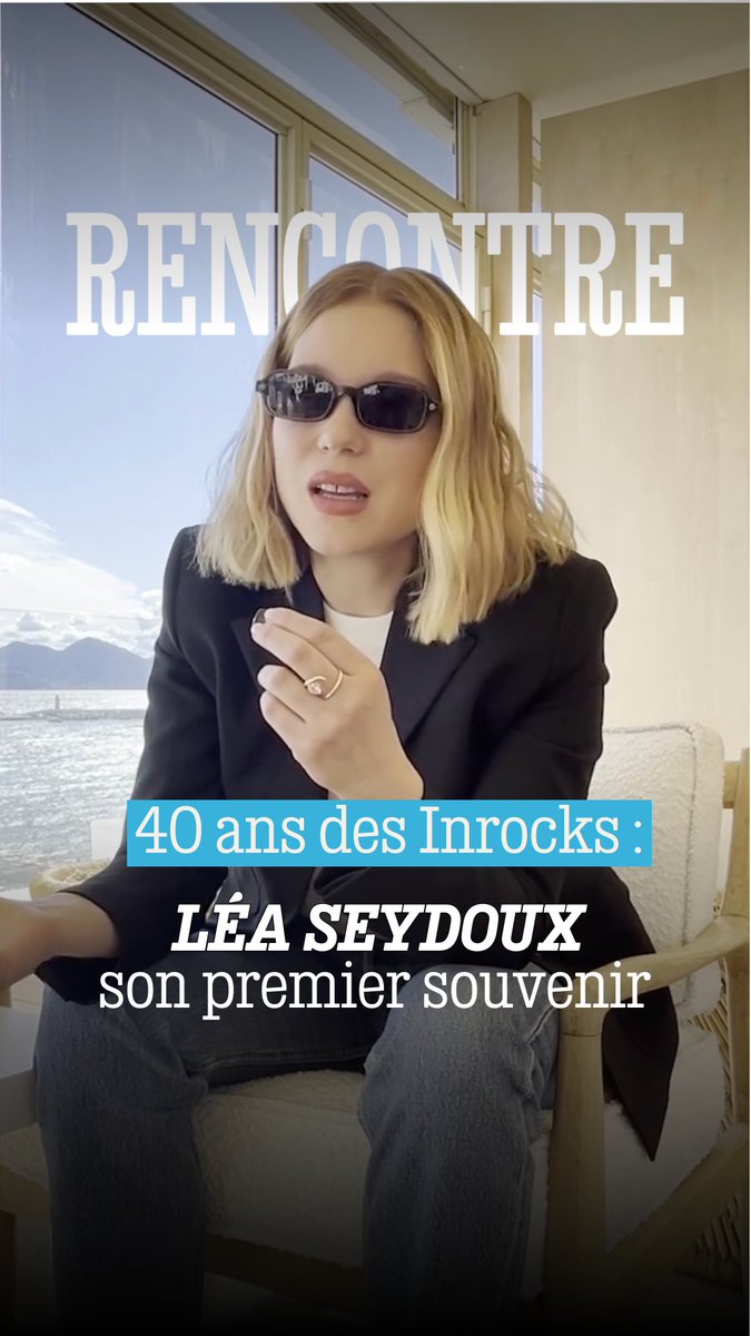 Les Inrocks ont 40 ans ! Léa Seydoux se rappelle de sa première couverture des Inrocks. Une photo de Patrick Swirc : “Une des plus belles que j’ai jamais faites.”