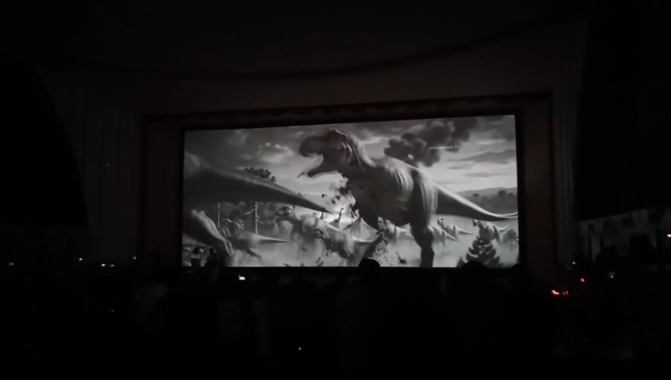 Today, I witnessed one of the goosebumps edit at Sampurna Theatre! 🔥❤️‍🔥 The Dinosaur was still alive 🦖