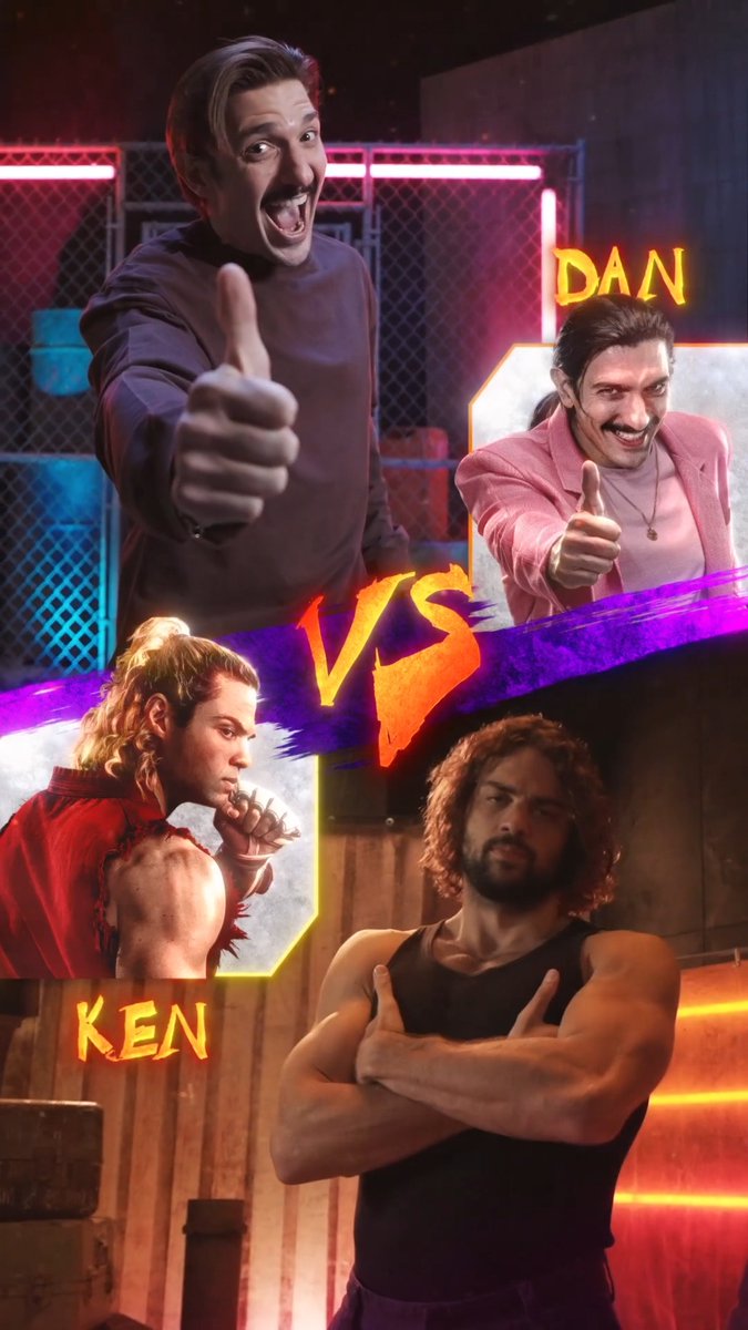 1v1. Who’s got your bet? 💪 Get your tickets for #StreetFighterMovie - hitting theaters everywhere October 16.