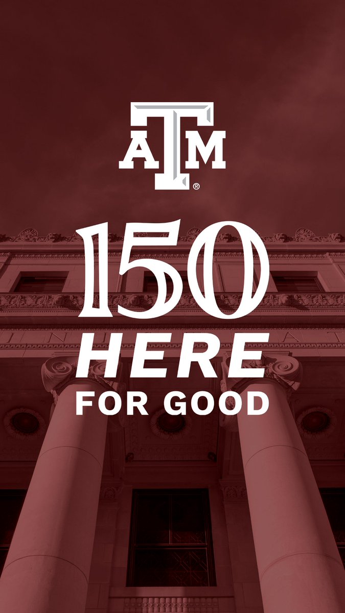 For 150 years, Texas A&amp;M has left an indelible impact on each Aggie, and in turn, they have carried that spirit forward into the world. Different stories. Different journeys. One shared love for Texas A&amp;M. Happy 150th, Aggieland. Gig ‘em! 👍