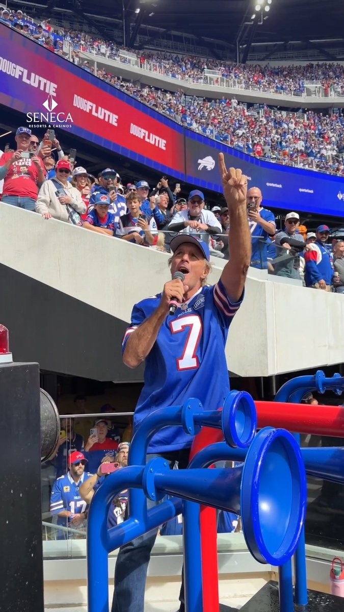 Right here. Right now. Always great to have Doug Flutie back in Buffalo! Seneca Niagara Resort & Casino | #BillsMafia
