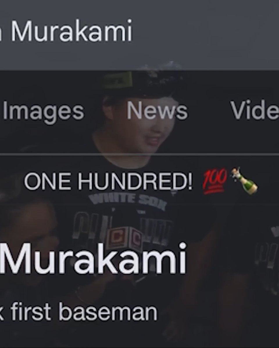 Google Munetaka Murakami for a little surprise 💯🍾