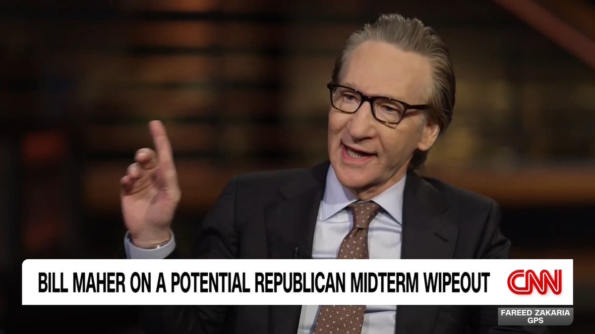 We are 30 days away from the midterm elections, and according to some polls, the Democrats are favored to win both the House and Senate. Why has Republican support collapsed? Comedian Bill Maher says it’s because President Trump “got drunk with power.” Part 1 of our conversation:
