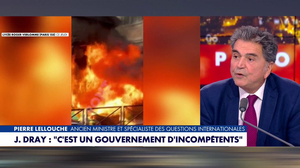 «Je soupçonne Jean-Luc Mélenchon de chercher à amener la France au chaos absolu», alerte Pierre Lellouche, ancien ministre et spécialiste des questions internationales, dans #HDPros2WE Toute l'info est à retrouver sur