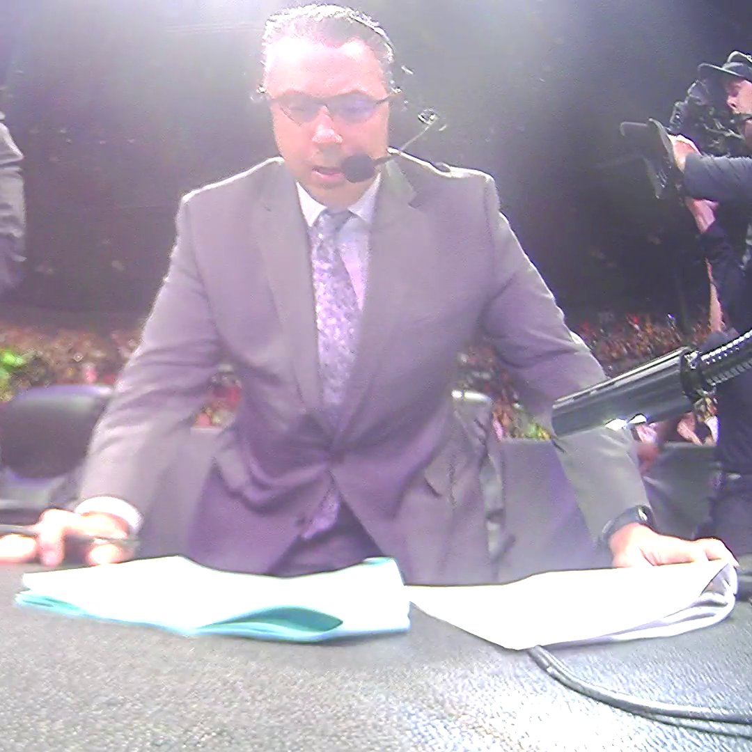 This was deadass one of Michael Cole’s best calls on commentary ever