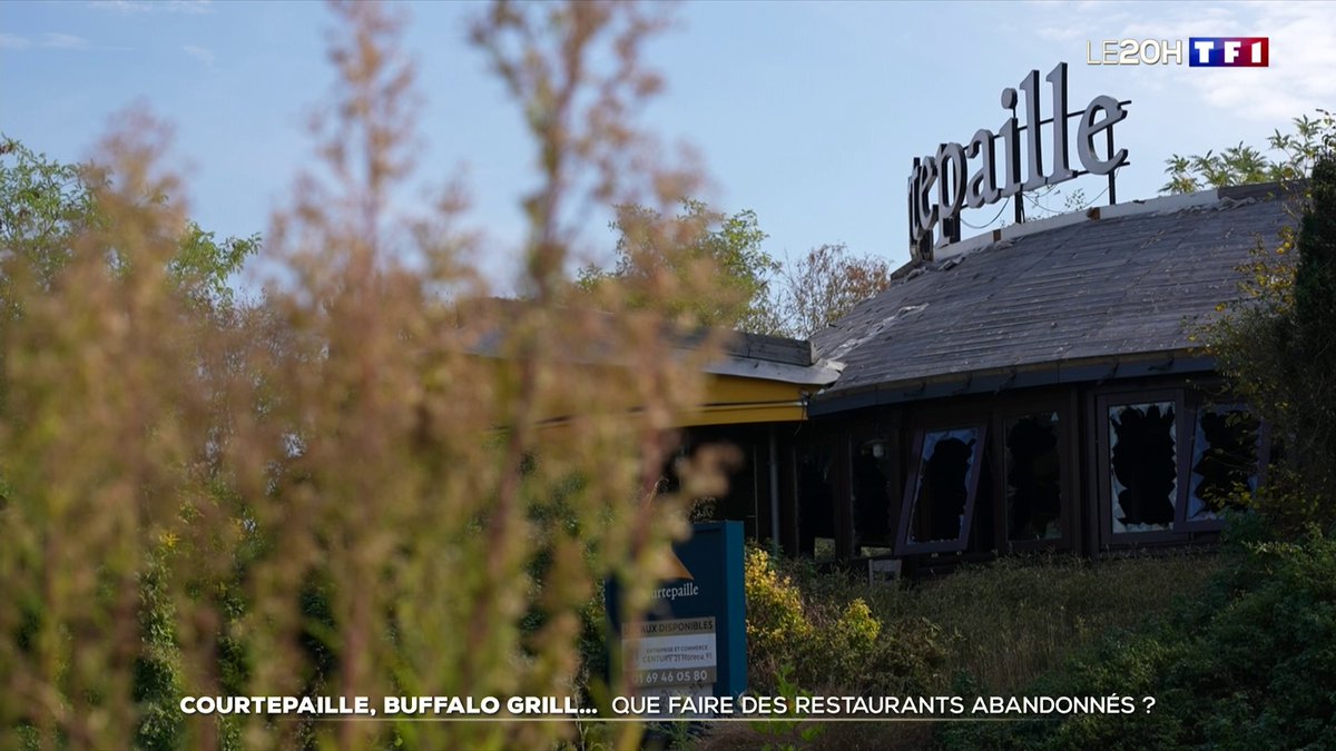 🏚️ Courtepaille, Buffalo Grill... que faire des restaurants abandonnés ? 📺 #LE20H #JTWE de TF1 avec Anne-Claire Coudray
