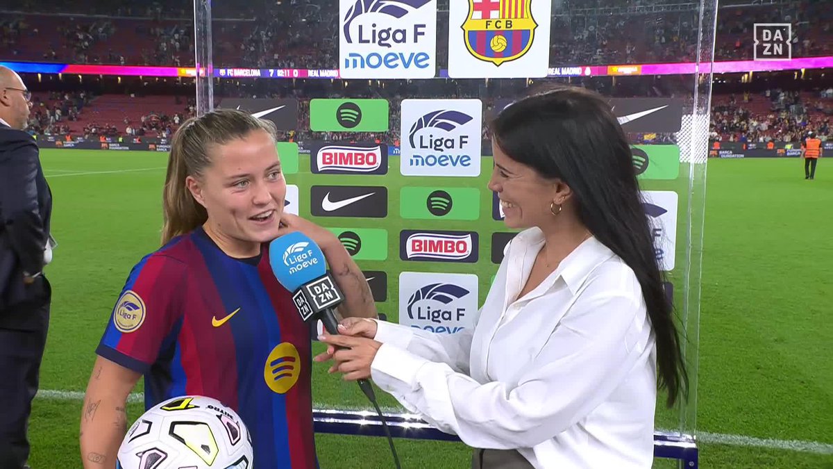 🗣️ Claudia Pina: "El balón lo voy a guardar en casa" #LigaFenDAZN ⚽