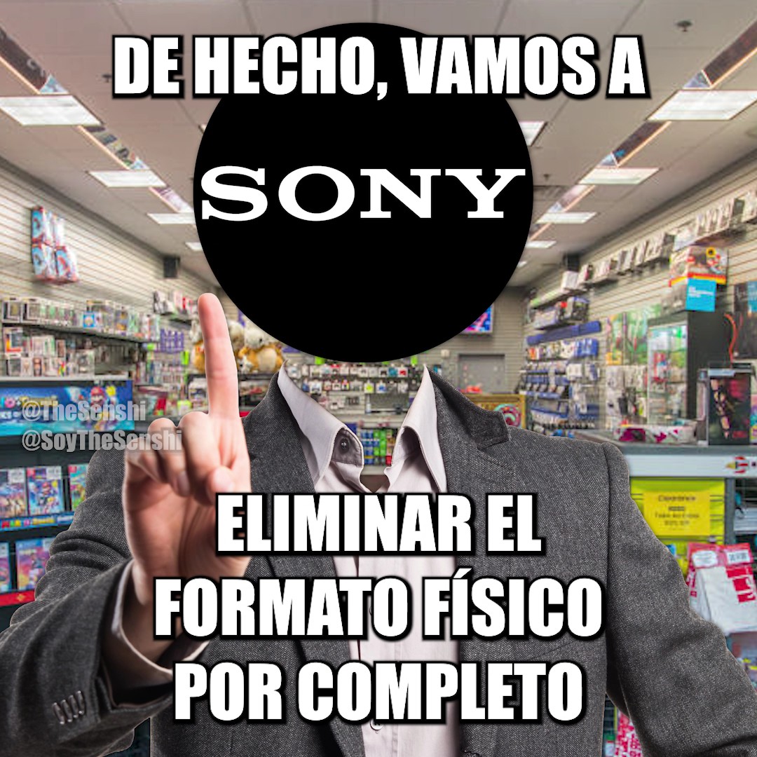 Sony se hunde a si mismo. Muchas gracias a Schweise por ayudarme dando voz a Hideo Kojima. #sony #playstation #playstation5 #meme #gaming #hideokojima