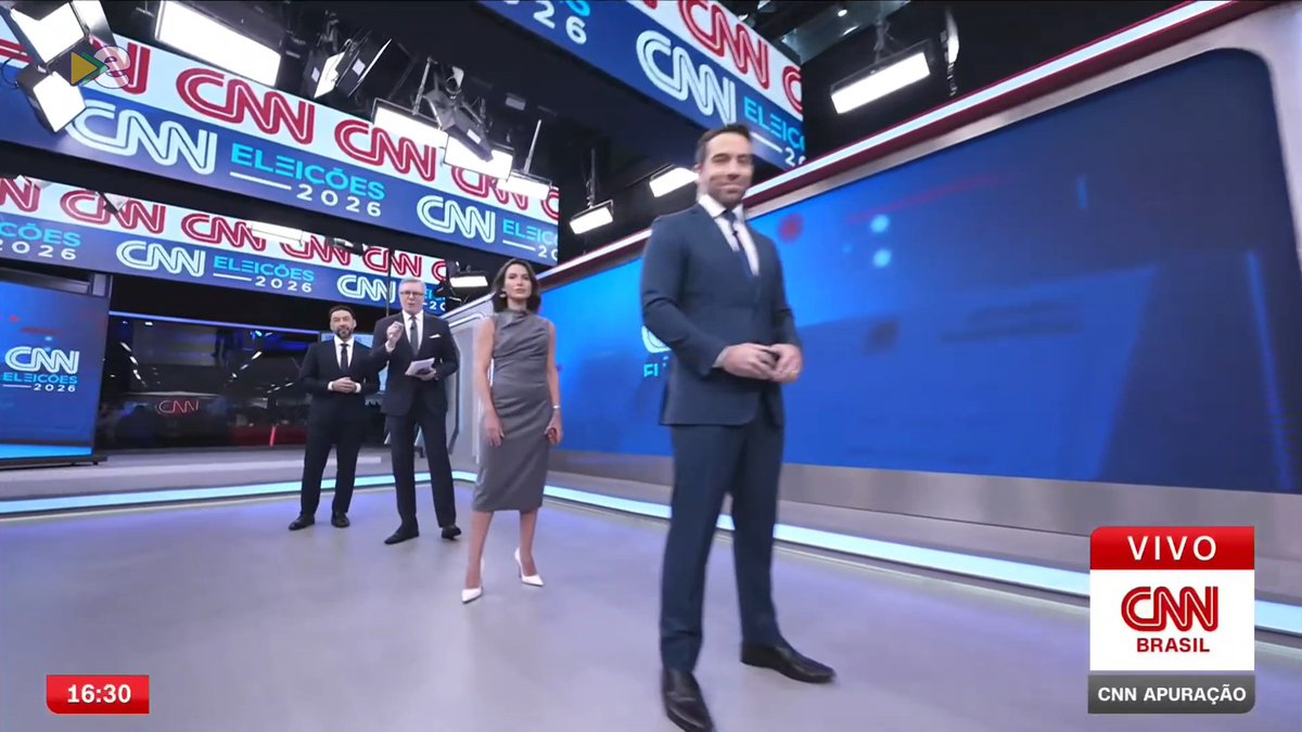 A ABERTURA DA APURAÇÃO DA CNN BRASIL É ALGO GOLDEN TELEVISION! 😲 #CNNBrasil #CNNEleições #Eleições2026 🇧🇷