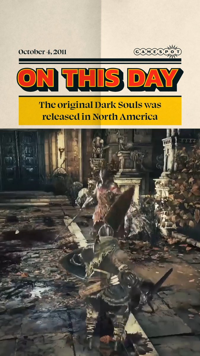 25 years ago, a bonfire was lit in North America when Dark Souls was first released 🔥