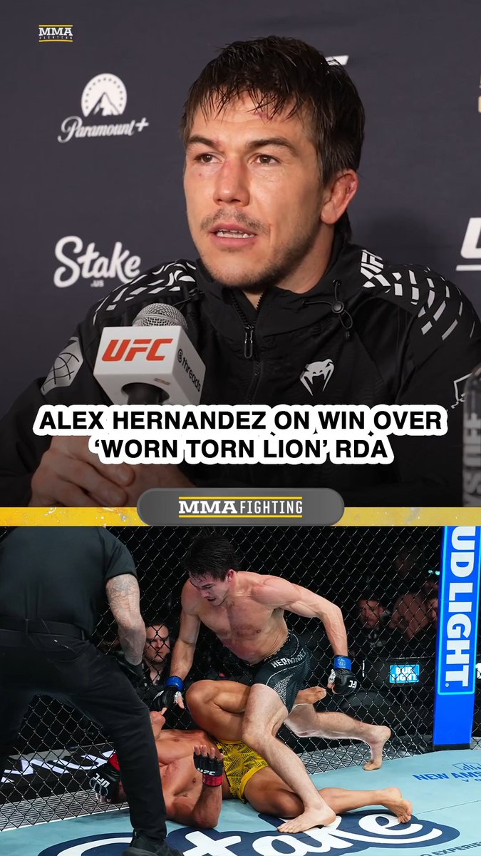 Alexander Hernandez gives his complete technical breakdown of his TKO win over "worn torn lion" Rafael dos Anjos at #UFC332