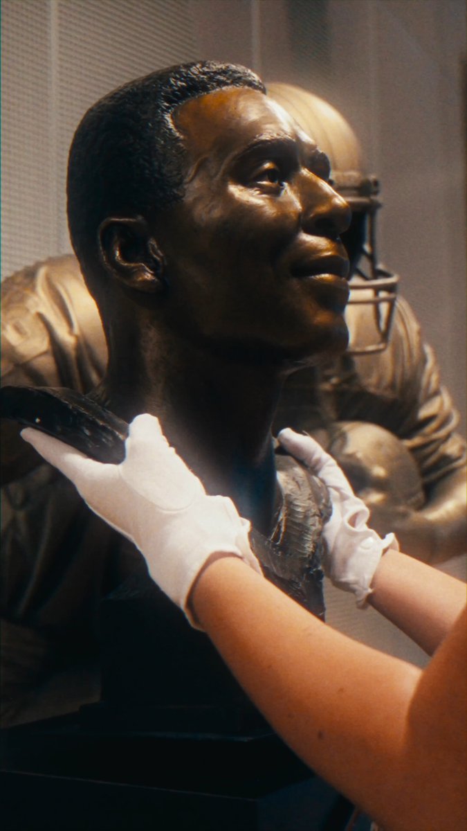 Stop by the museum today to get a first look at #33 before its enshrined in Canton!