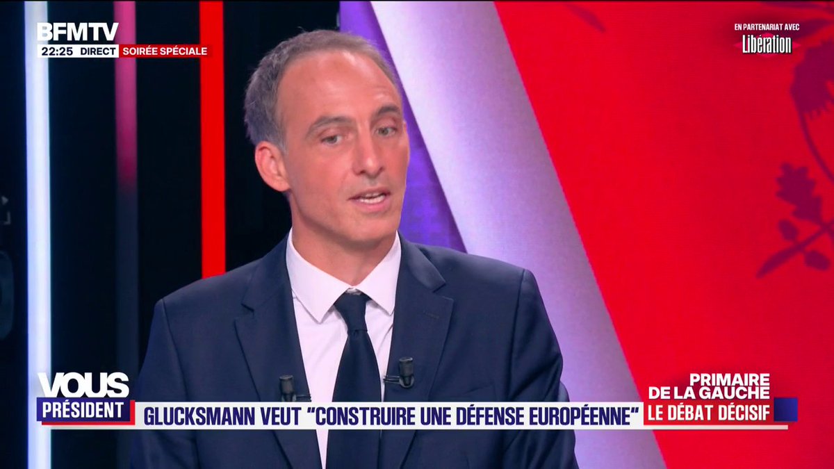 "Le prochain président de la République devra peut-être affronter une guerre sur le sol même de l'Union européenne", alerte Raphaël Glucksmann #VousPrésident