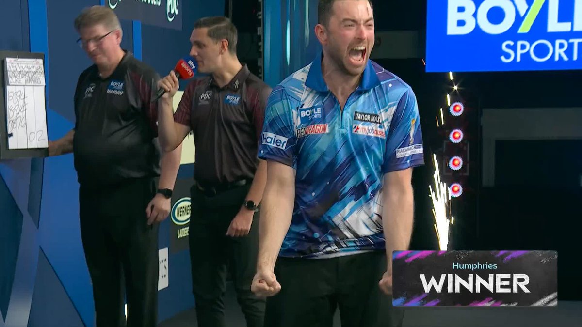 HUMPHRIES WINS THE 2026 WORLD GRAND PRIX 👑 Luke Humphries comes back from 3-0 down against Gerwyn Price to win 6-4 and claim a second double-start title 🙌