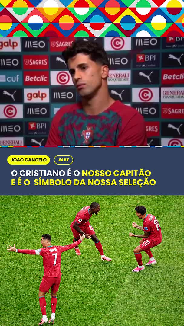 Cancelo falou sobre o assunto Cristiano Ronaldo 🗣️ #sporttvportugal #NATIONSnaSPORTTV #UEFANationsLeague #Portugal #Noruega