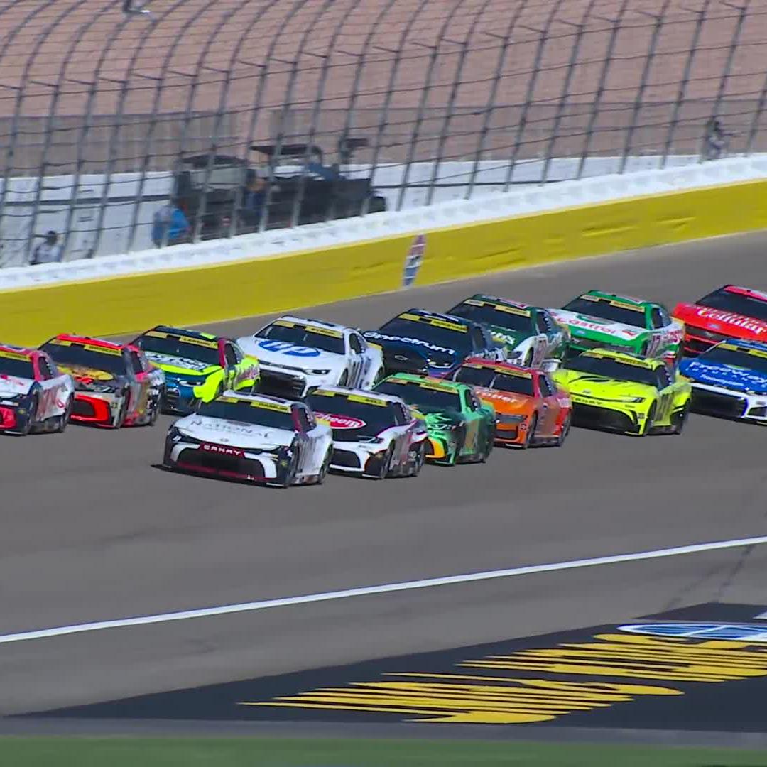 It’s time for a Sin City Showdown! We are underway at Las Vegas Motor Speedway, live on NASCAR on USA.