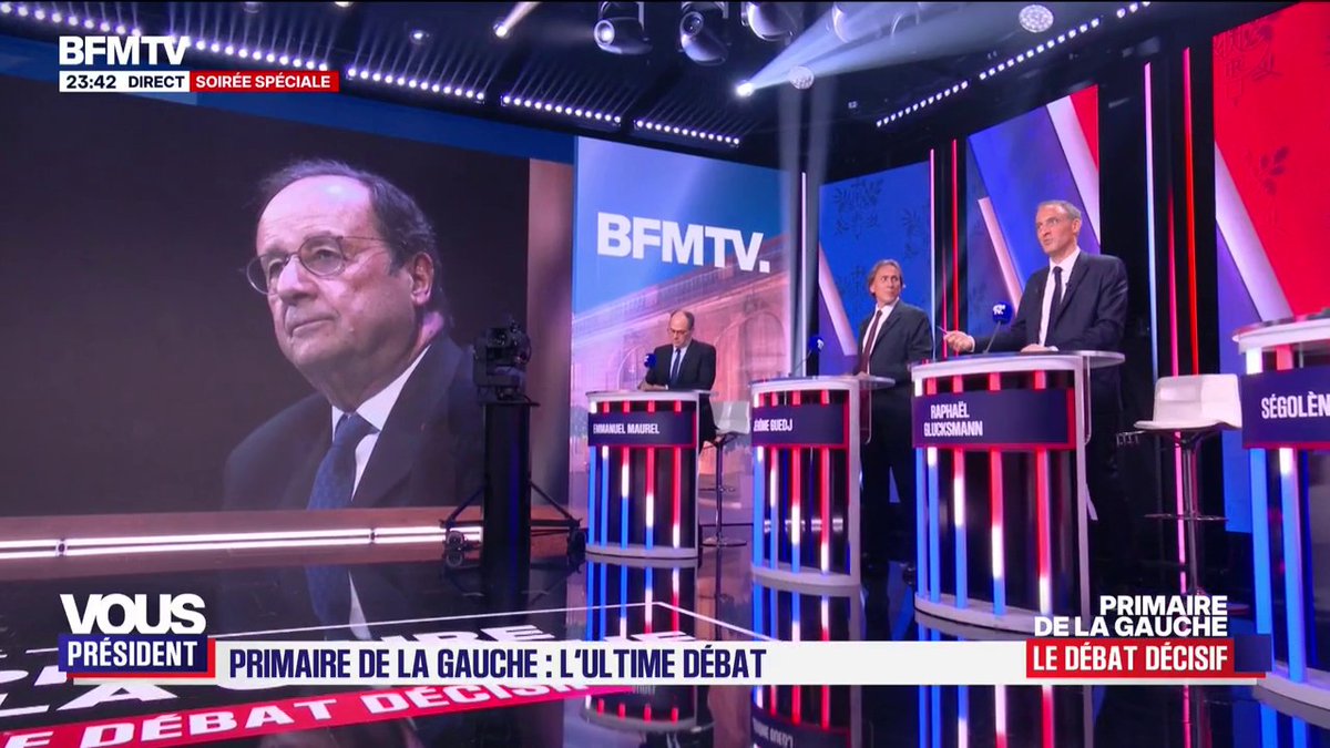 "Si on se rassemble, on peut gagner cette élection présidentielle et on aura besoin que François Hollande soit avec nous", estime Raphaël Glucksmann #VousPrésident