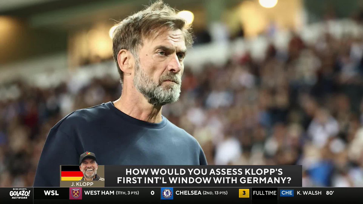 "I'm surprised on how square one it is." How much time should Jรผrgen Klopp get to get Germany back on track, wonders Chris Wittyngham ๐ฉ๐ช