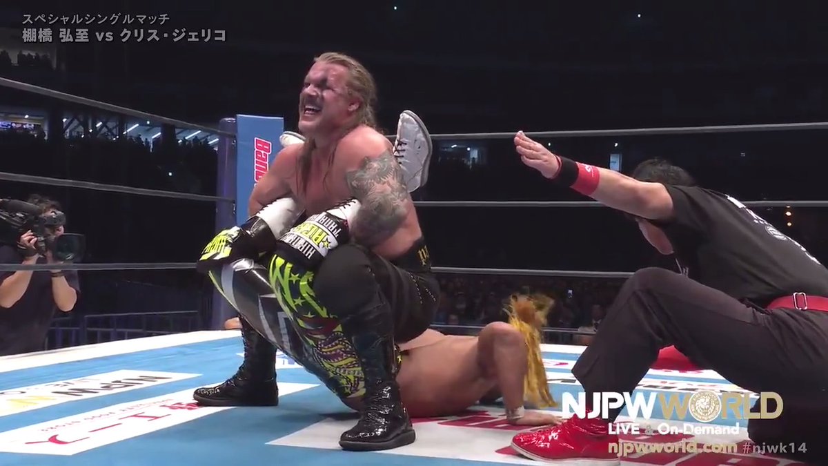 【AEW】クリス・ジェリコが2020年の棚橋弘至戦を絶賛「本当に上手かった。膝がボロボロだったのにすごい」 「膝がボロボロだった時期の棚橋だよ。それでも本当に、すごかった。ものすごくいいレスラーだったよ」 #njpw #AEWDynamite