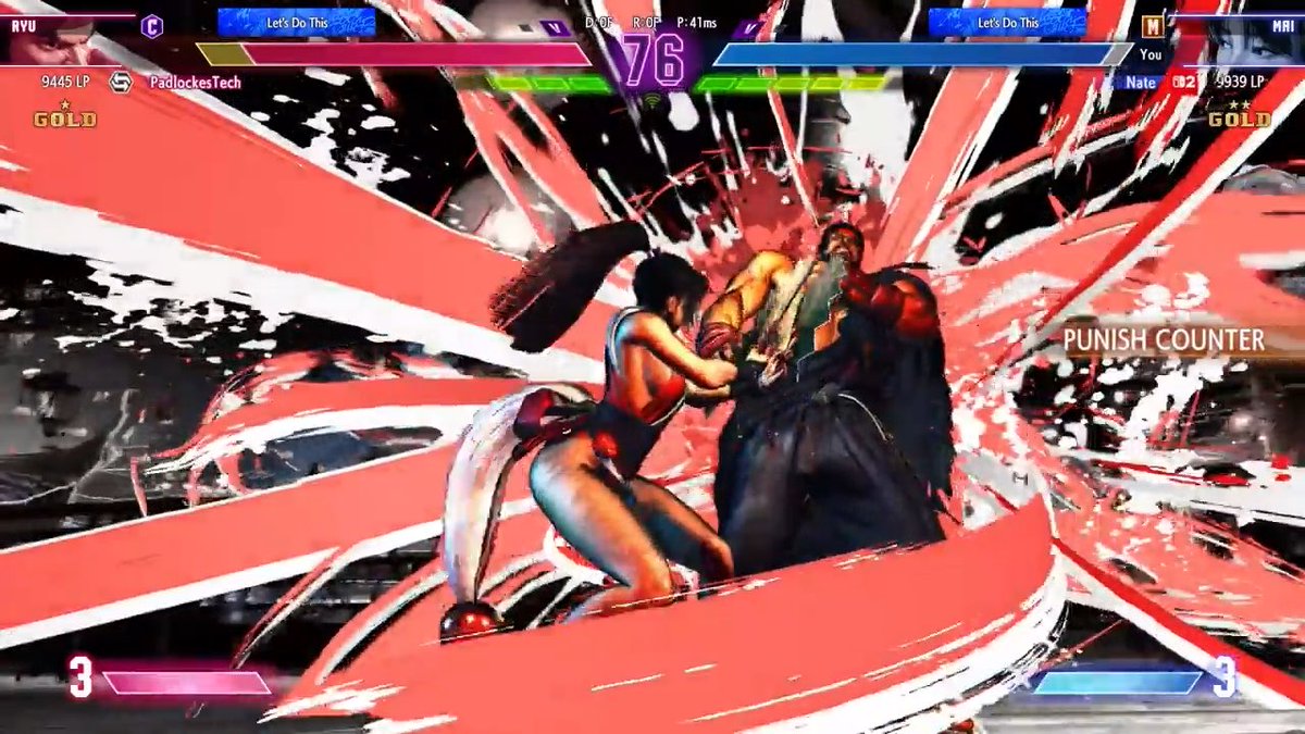 Durante uma partida de Street Fighter 6 aconteceu um lag de conexão que os jogadores, pela primeira vez na história, não reclamaram. Eles ainda chamaram de o "lag perfeito" 😆 📽️ u/GooseConfident8116