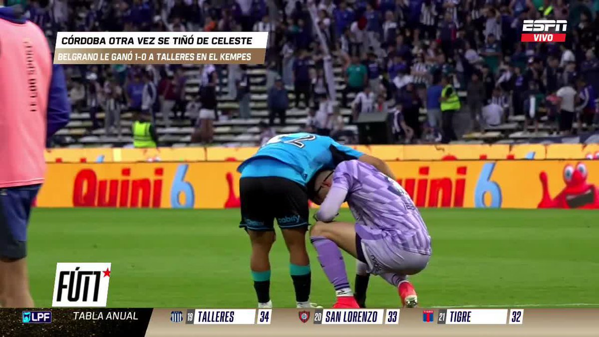 👏 EL GESTO DE UVITA Nicolás Fernández explicó los motivos de por qué fue a consolar a Unsain tras el triunfo de Belgrano ante Talleres. 📺 Mirá #ESPNFútbol1 por ESPN en el Plan Premium de Disney+ Latinoamérica