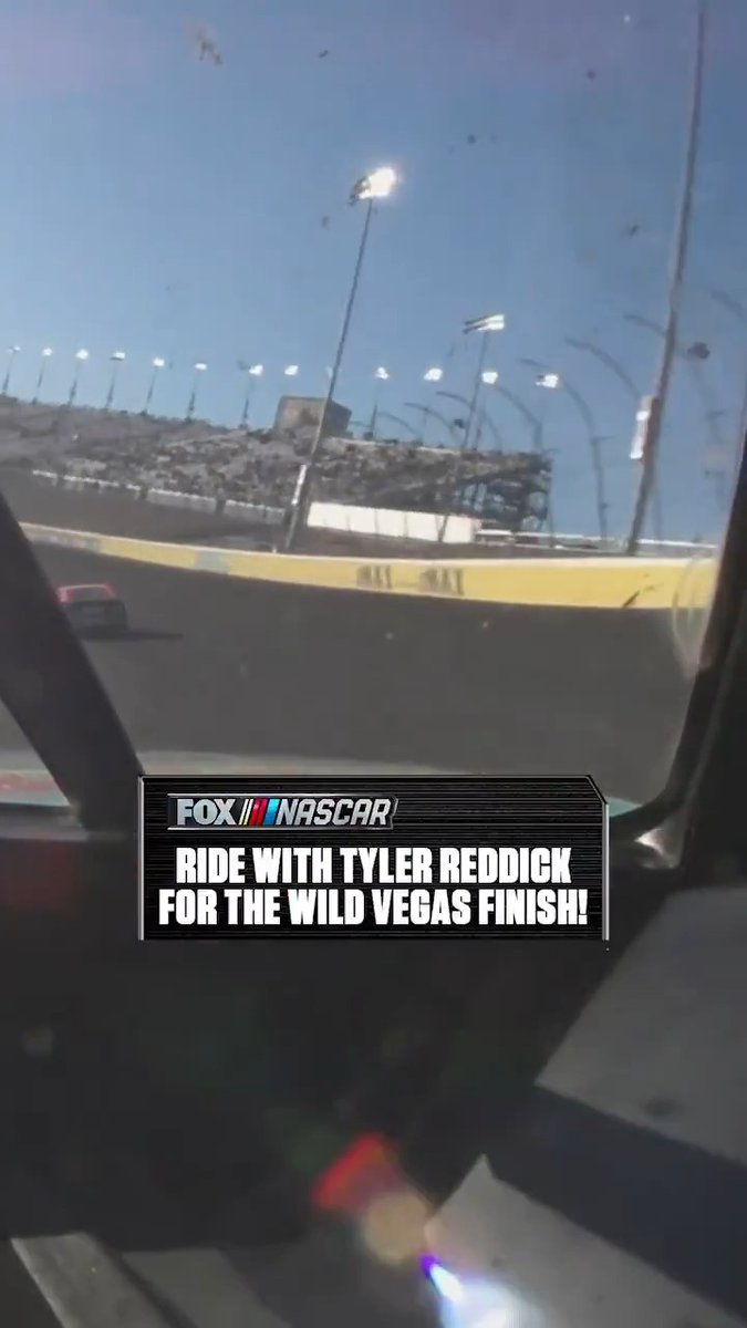 Ride with Kyle Larson and Tyler Reddick for Sunday's wild finish in Vegas!