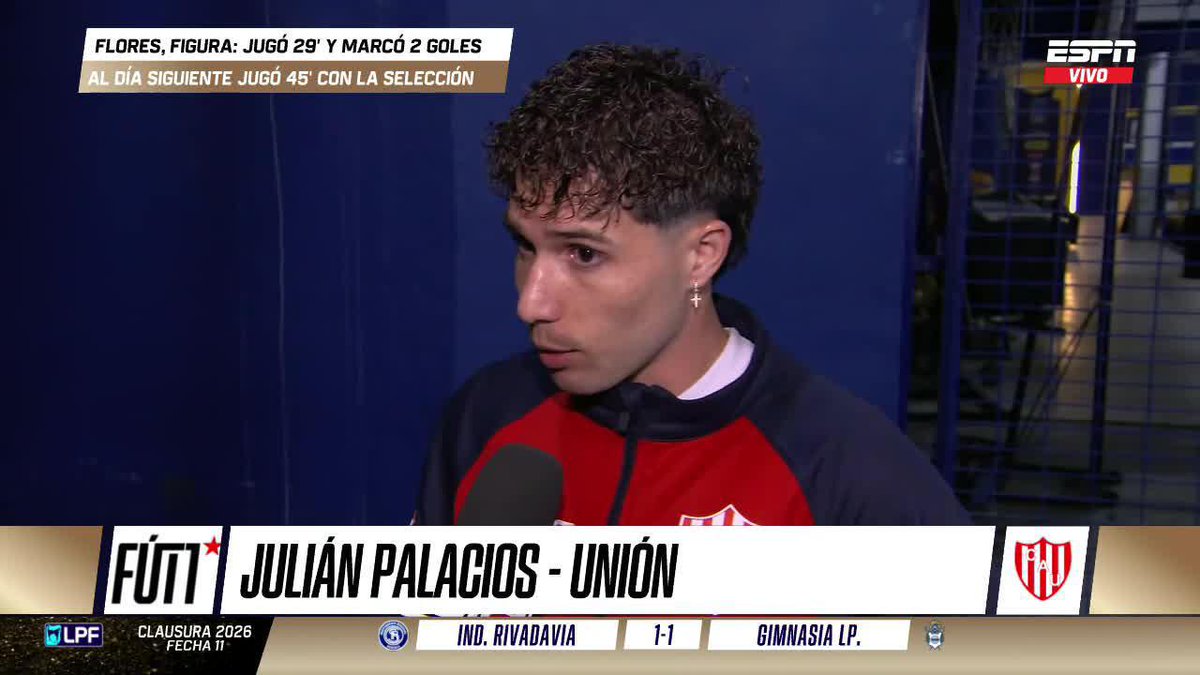 🔥 "NO TENEMOS JERARQUÍA, SE TIENEN QUE HACER CARGO LOS DIRIGENTES" Julián Palacios apuntó con todo contra los que comandan Unión tras la derrota ante Boca en La Bombonera. 📺 Mirá #ESPNFútbol1 por ESPN en el Plan Premium de Disney+ Latinoamérica