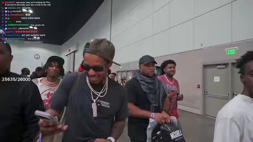 DDG instantly got SCARED after hearing that MADI is also present at the COMPLEXCON and says if he ever run into Madi he’ll be running for his life 😂😂 “We’re safe as long as we don’t run into MADI if we run into him then we have to run”