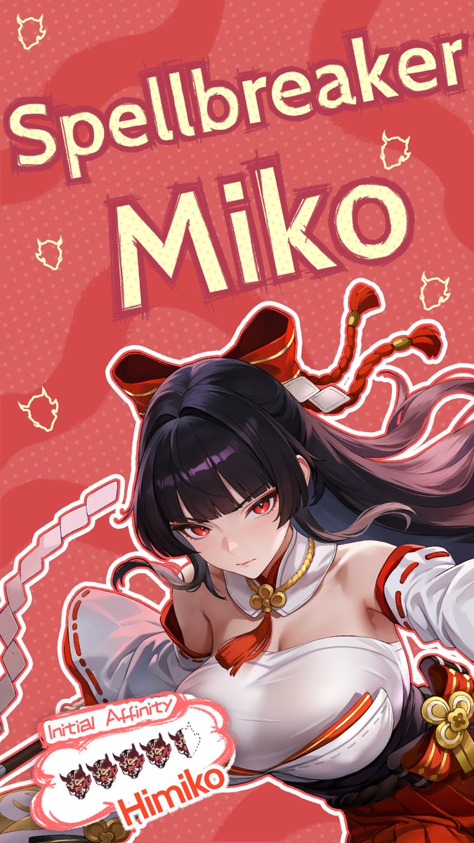 [Himiko] Another day, another evil spirit banished. Himiko's on duty! ⛩️ 🎁Gift Code: HimikoBMH Class: Archer Factions: Arcane Wisdom &amp; Wild Spirit Himiko arrives October 8! ♡Follow &amp; Share to enter the draw♡ 💓Rewards: $10 Amazon Gift Card x3 #DragonTraveler
