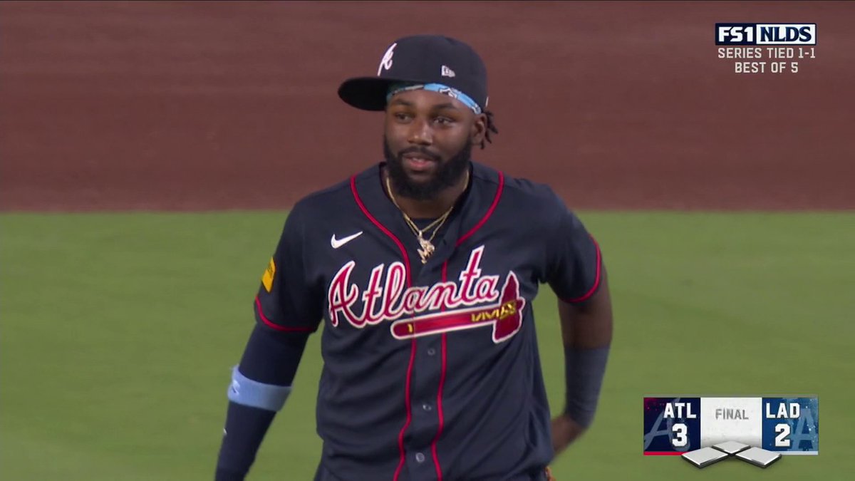 The Braves win Game 2 in LA and tie up the NLDS with the Dodgers 👀