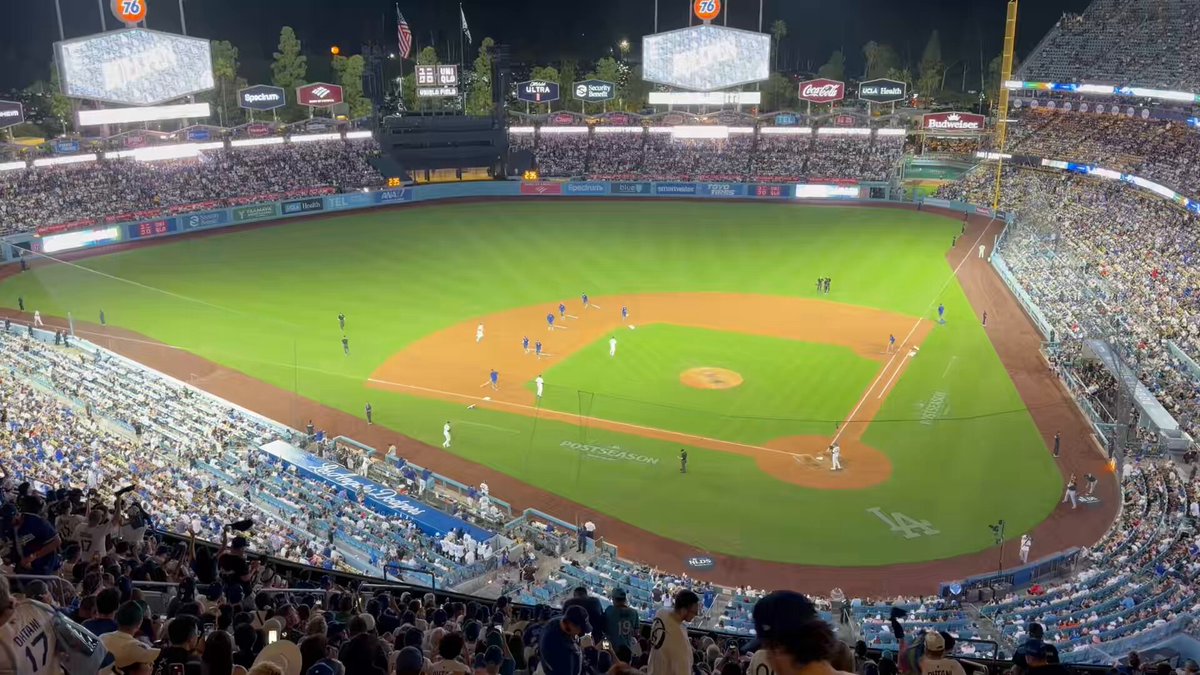 This song will always hit different in October after last season but the Dodgers just felt off all day today. On to Atlanta.